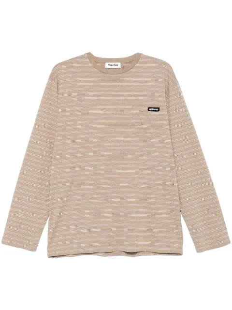 Miu Miu striped T-shirt