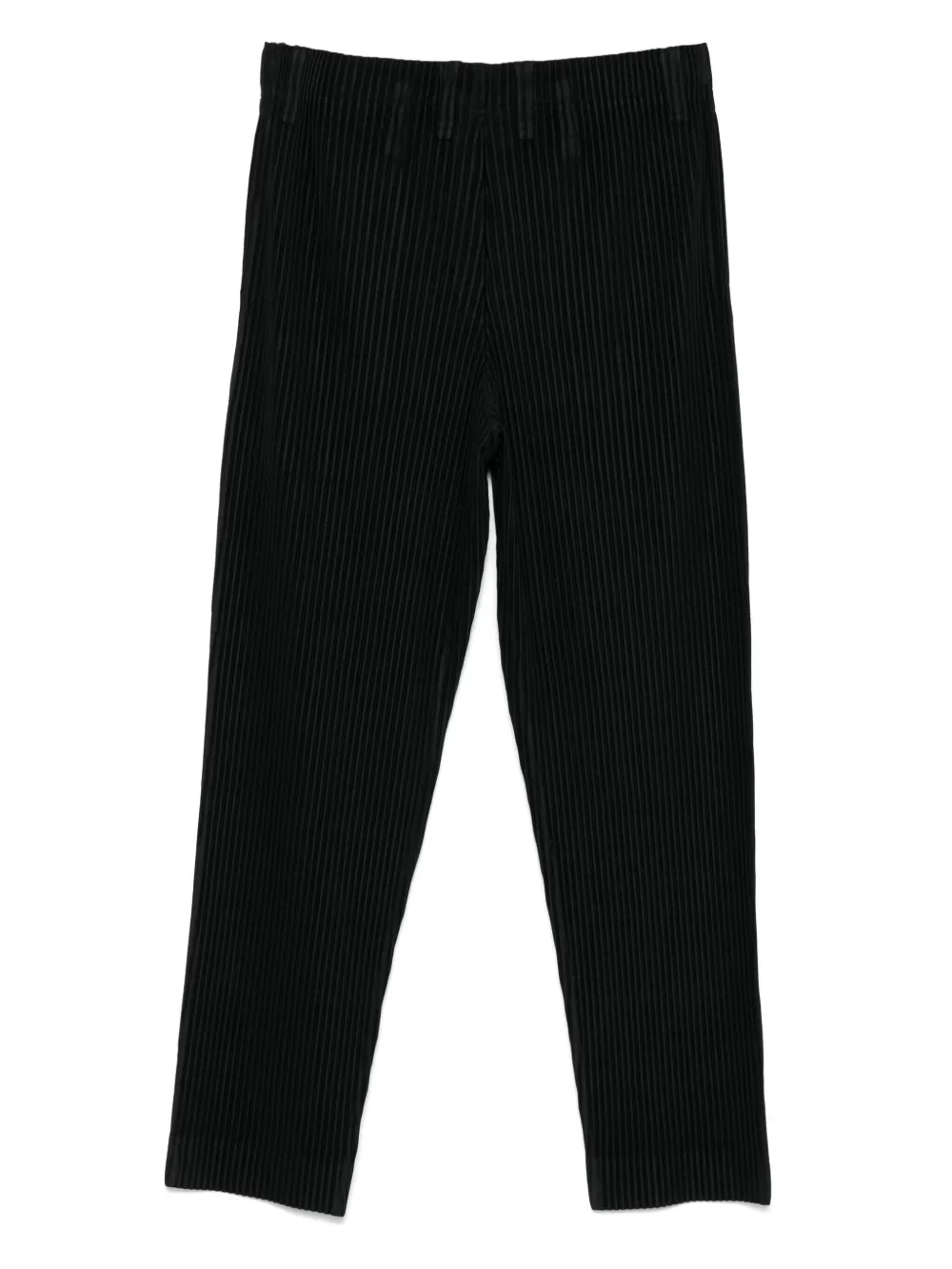 Homme Plissé Issey Miyake Broek met plissé effect - Zwart