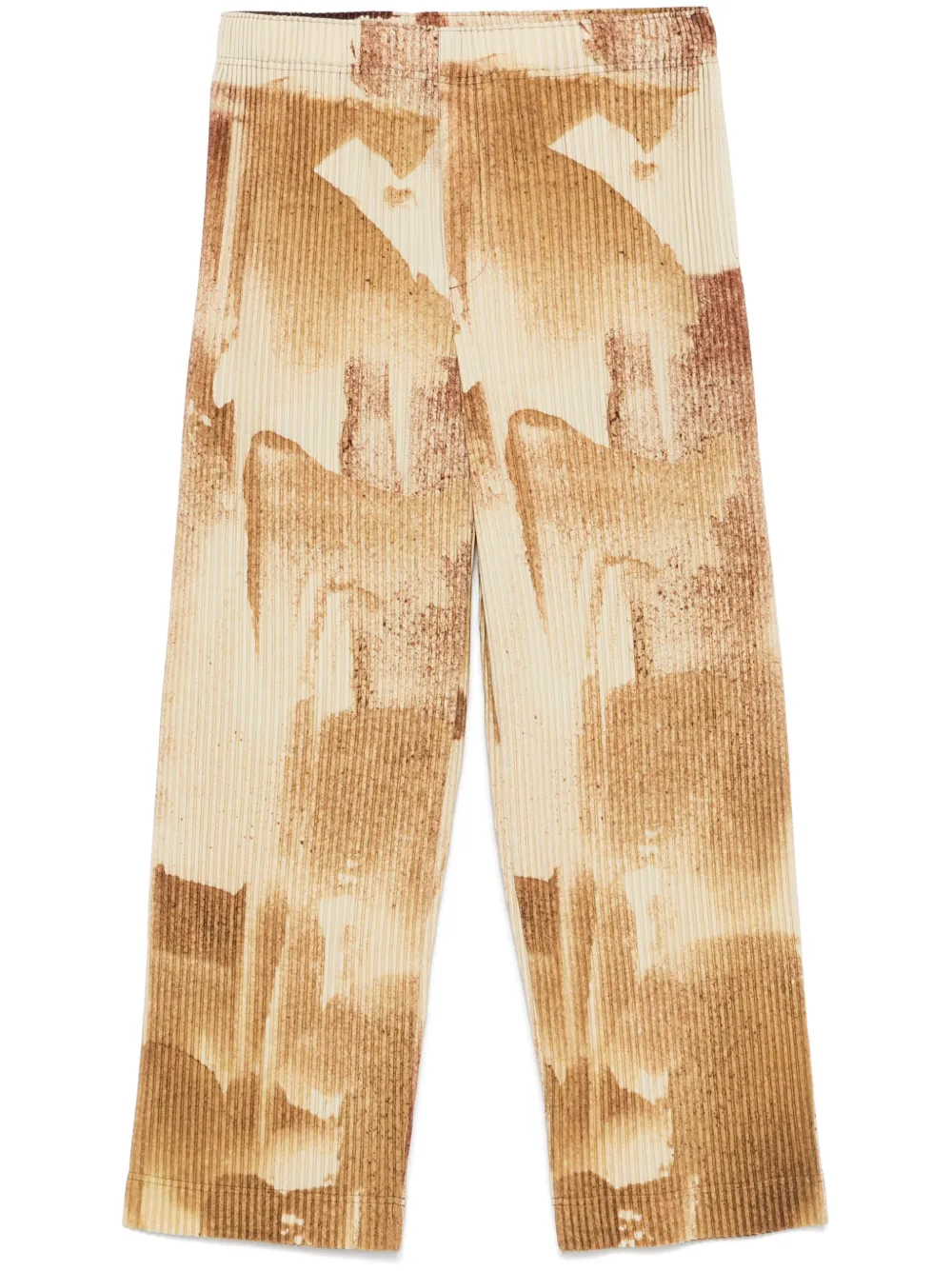 Homme Plissé Issey Miyake Wind Walk trousers | Brown | Image 1