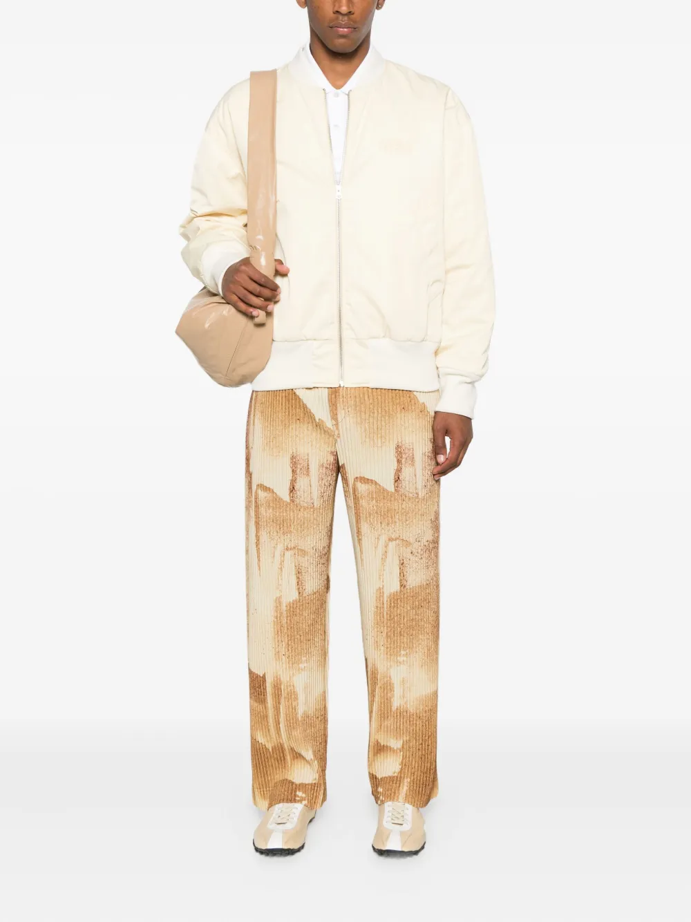 Homme Plissé Issey Miyake Wind Walk broek Bruin