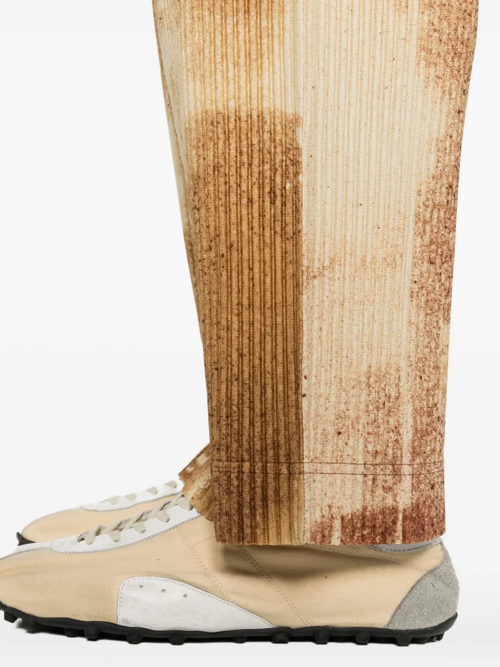 Homme Plissé Issey Miyake Wind Walk broek Bruin