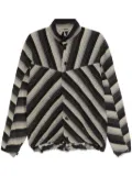 Homme Plissé Issey Miyake RB Stripes 2 jacket - Black