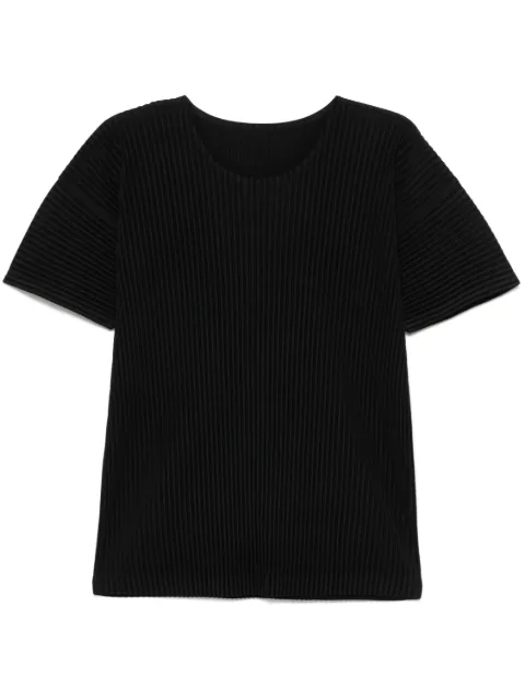 Homme Plissé Issey Miyake plissé-effect T-shirt