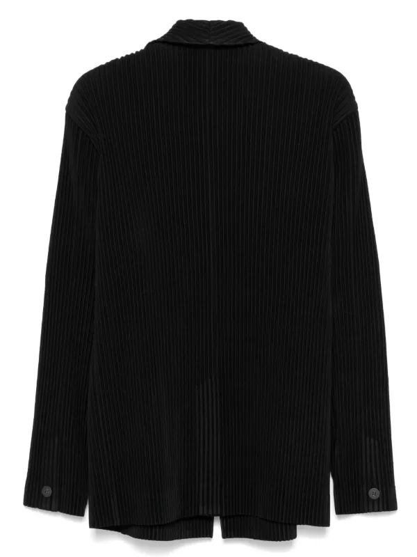 Homme Plissé Issey Miyake プリーツ ジャケット | ブラック | FARFETCH JP