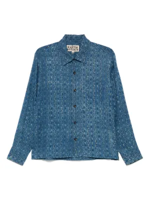 kartik research 24AW オープンカラーシルクシャツ Kartik Research