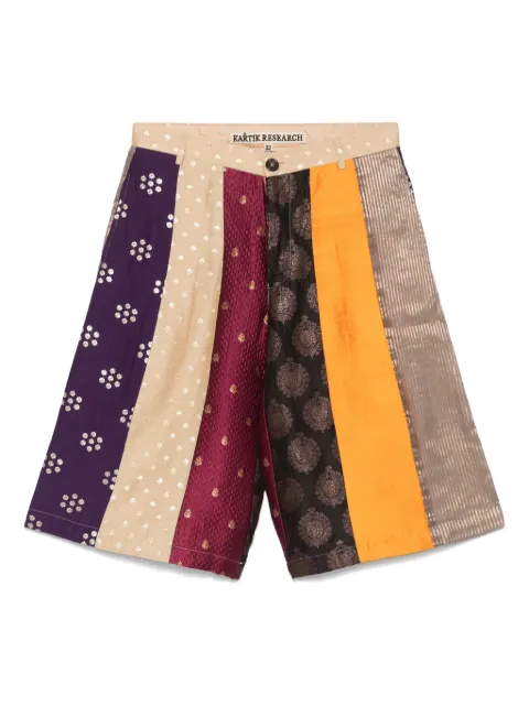 Kartik Research patterned-jacquard shorts