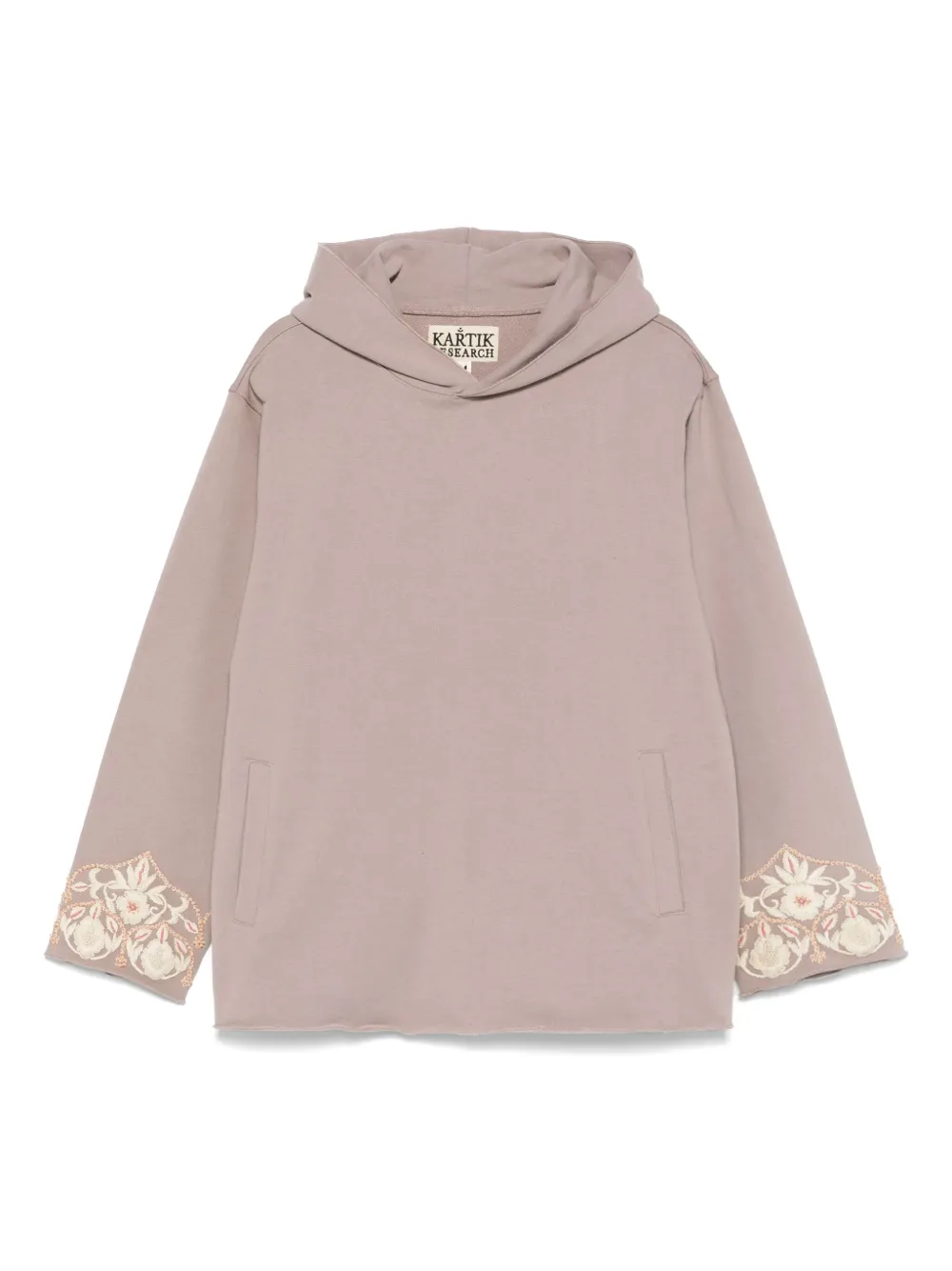 embroidered hoodie