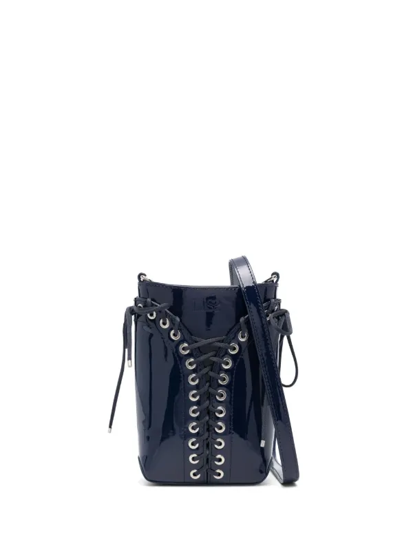 【関税込み】Ludovic de Saint Sernin ブラック Cleavage バッグ Ludovic de Saint Sernin Cleavage Bag Fall 2024 Ad Campaign