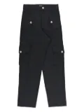 Balmain Kids lion-head button cargo trousers - Black