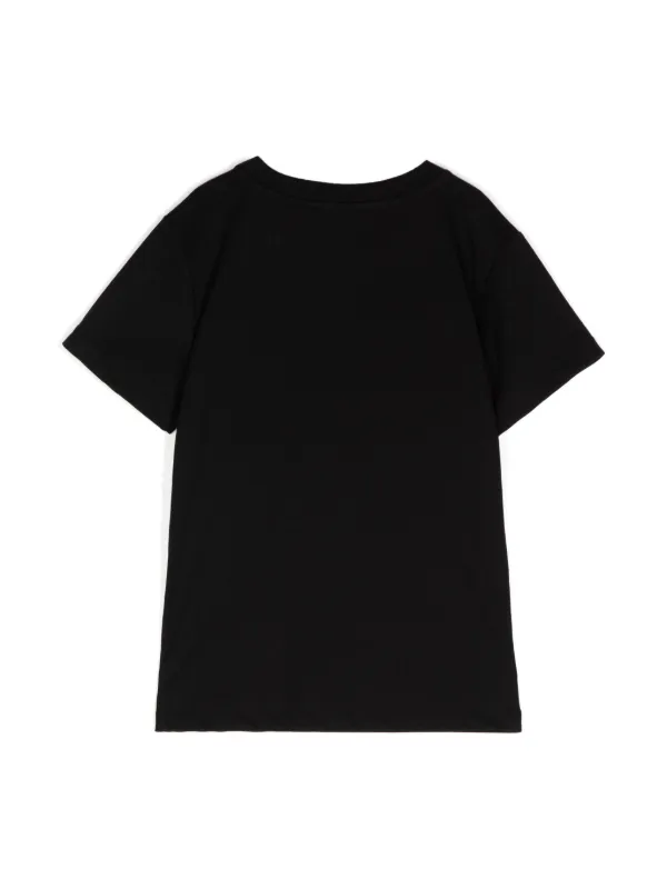 子供用コスチューム・着ぐるみ BALMAIN KIDS Logo T-shirt Black Balmain Kids Print Logo Black Short Sleeve T-Shirt – RD