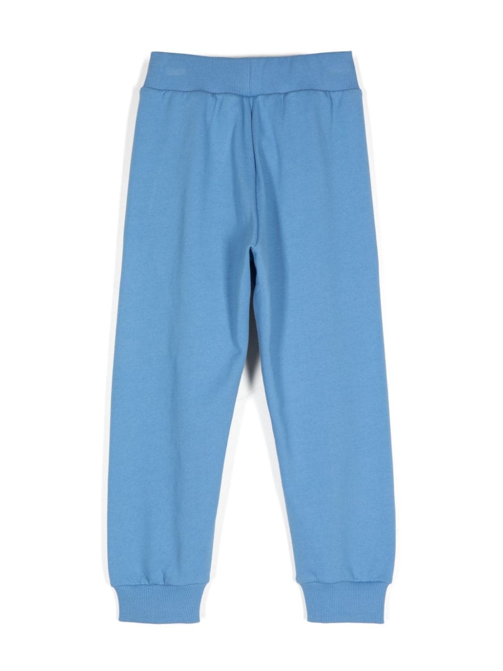 Balmain Kids logo-print trousers - Blauw