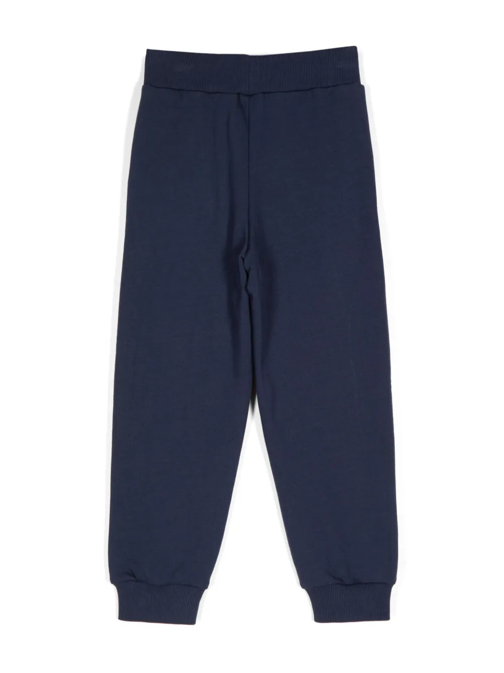 Balmain Kids engraved-buttons trousers - Blauw