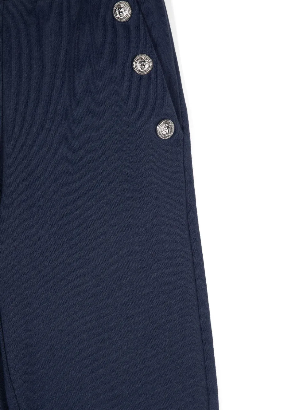 Balmain Kids Broek met gegraveerde knopen Blauw