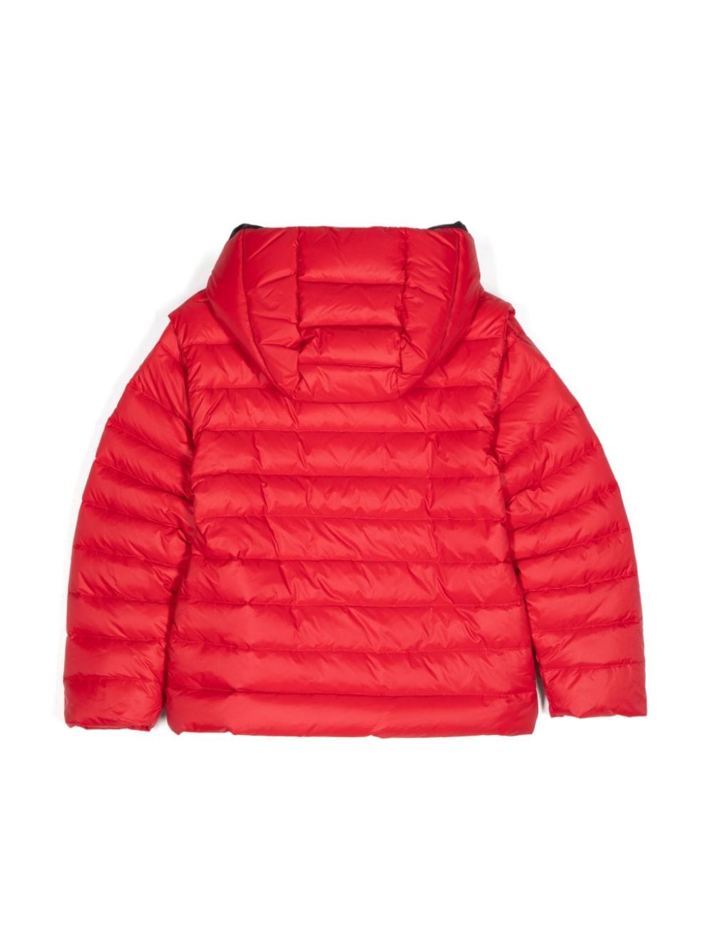 Balmain Kids logo-print padded jacket - Rood