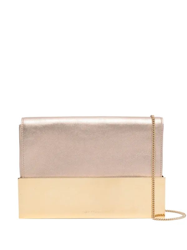 Aquazzura Clutch Muse | Dourado | FARFETCH BR