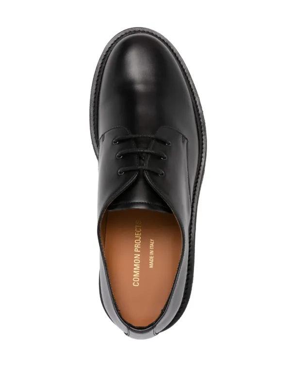 Common Projects Officer s Derby Shoes Black FARFETCH AO