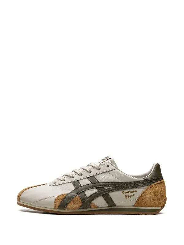 Onitsuka Tiger Runspark Beige Olive Green Mustard Yellow Sneakers Neutrals FARFETCH UK