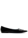 Marc Jacobs The Kat ballerina shoes - Black
