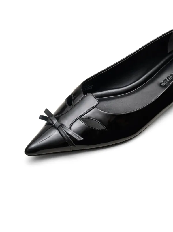 Marc Jacobs The Kat Ballerina Shoes | Black | FARFETCH