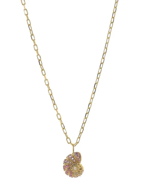 Sydney Evan 14kt yellow gold Nautilus Shell necklace