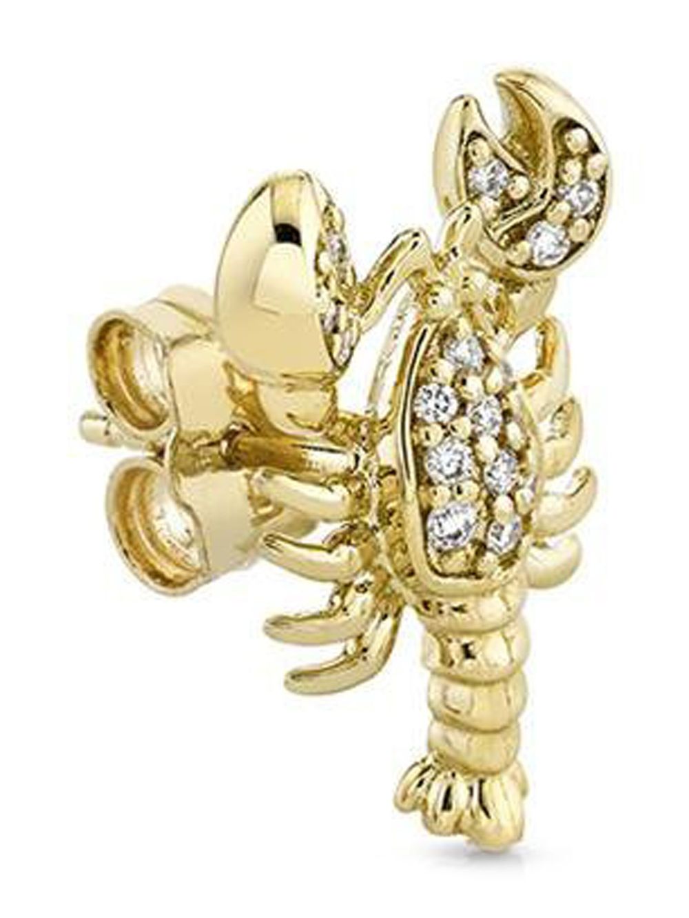 Sydney Evan 14kt yellow gold Lobster earrings