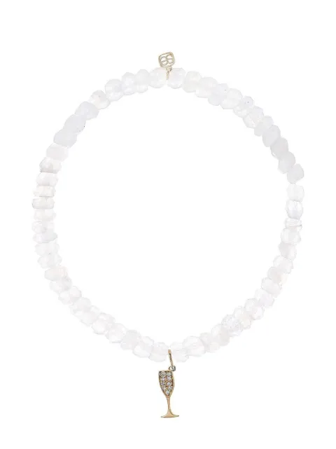 Sydney Evan pulsera de oro amarillo de 14ky con dije