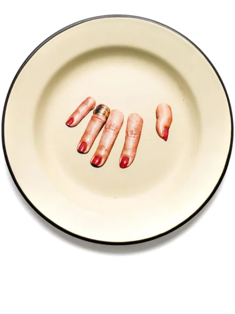 Seletti plato Enamel Fingers 16836