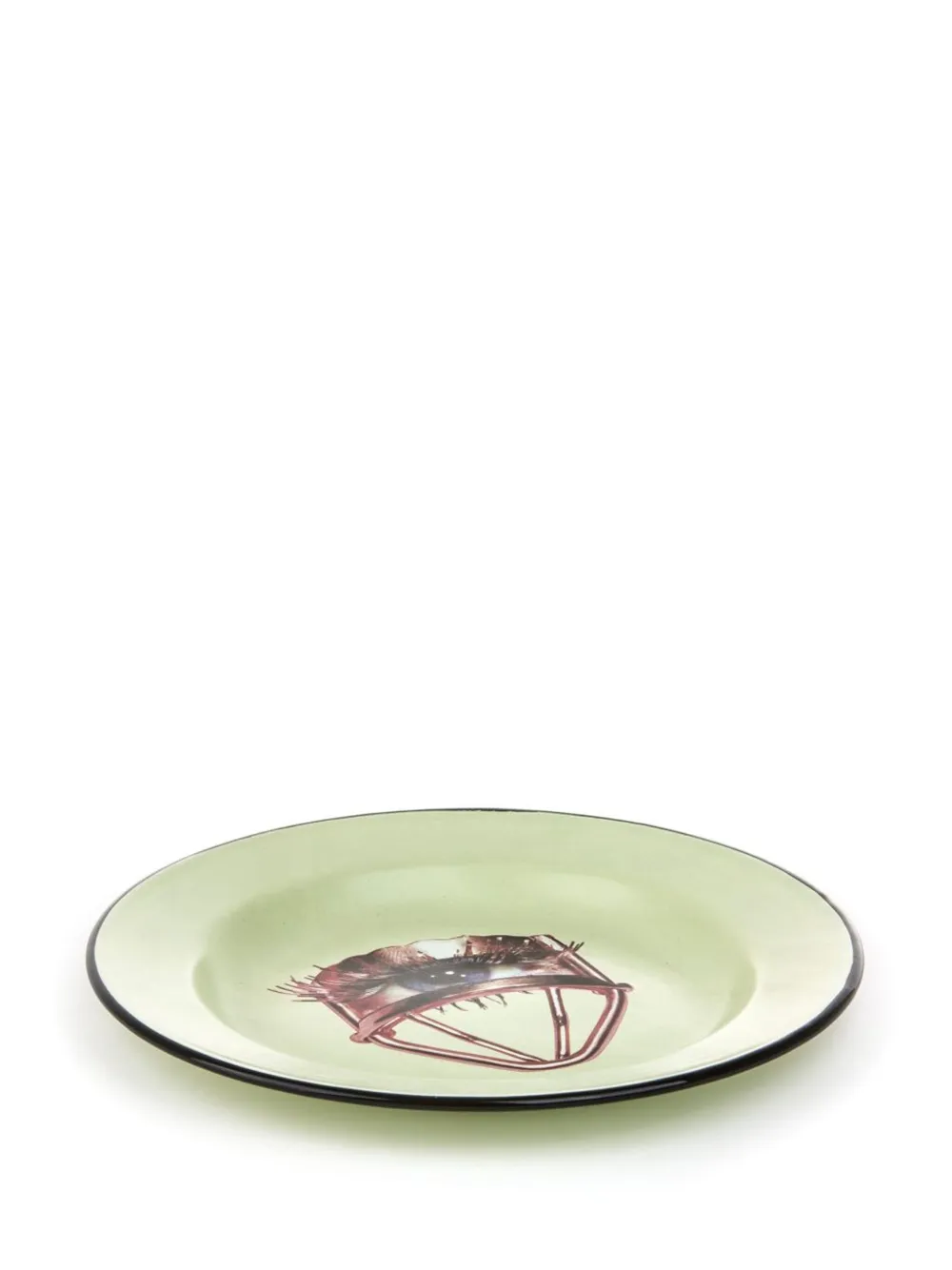 Seletti 16844 Enamel Eye plate - Groen