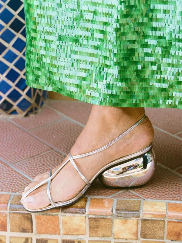最も 割引 Sandals Moderno 80mm Miller Simon | FARFETCH | Silver 靴