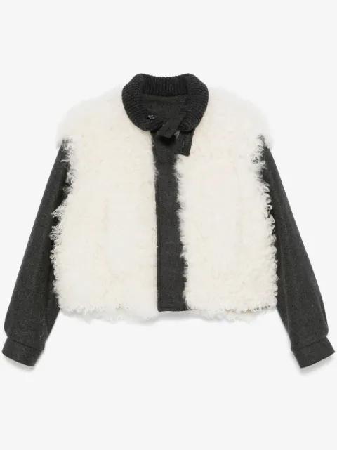 Plan C shearling jacket