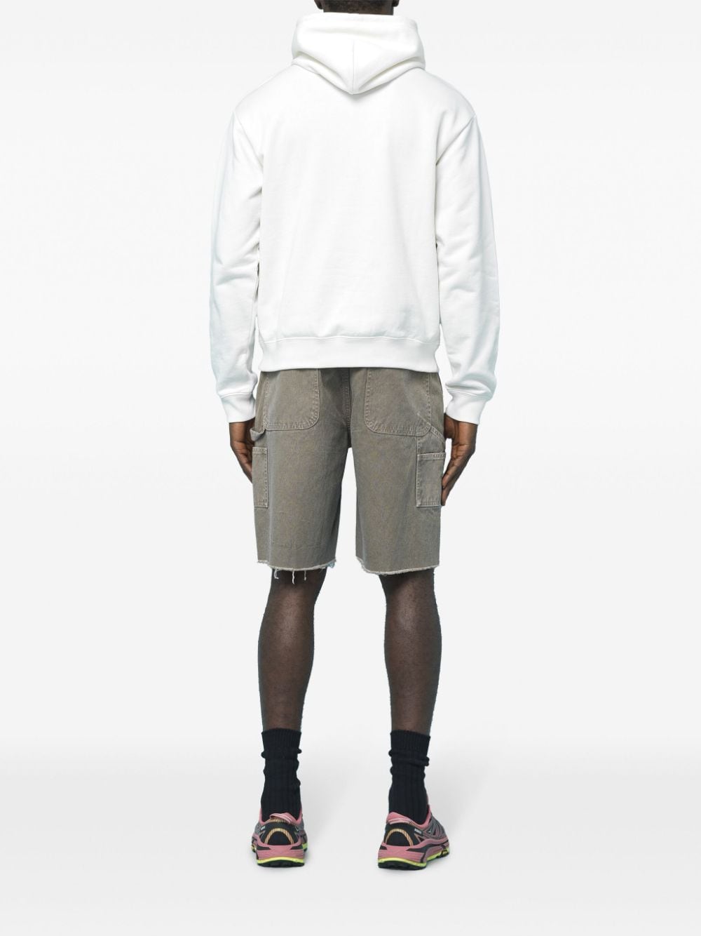 Shop John Elliott Beach Hoodie In White