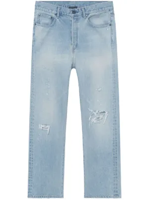 John Elliott Daze Straight Jeans | Blue | FARFETCH