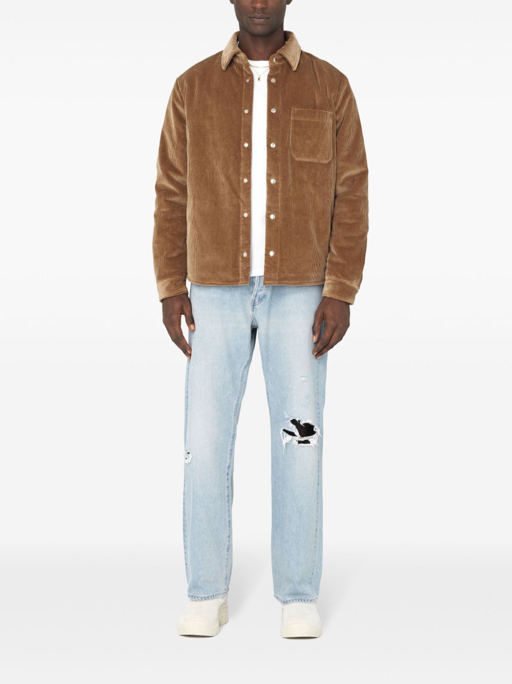 John Elliott ribbed knit shirt - Bruin