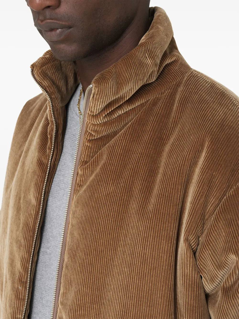 John Elliott Corduroy Padded Jacket Brown FARFETCH AO