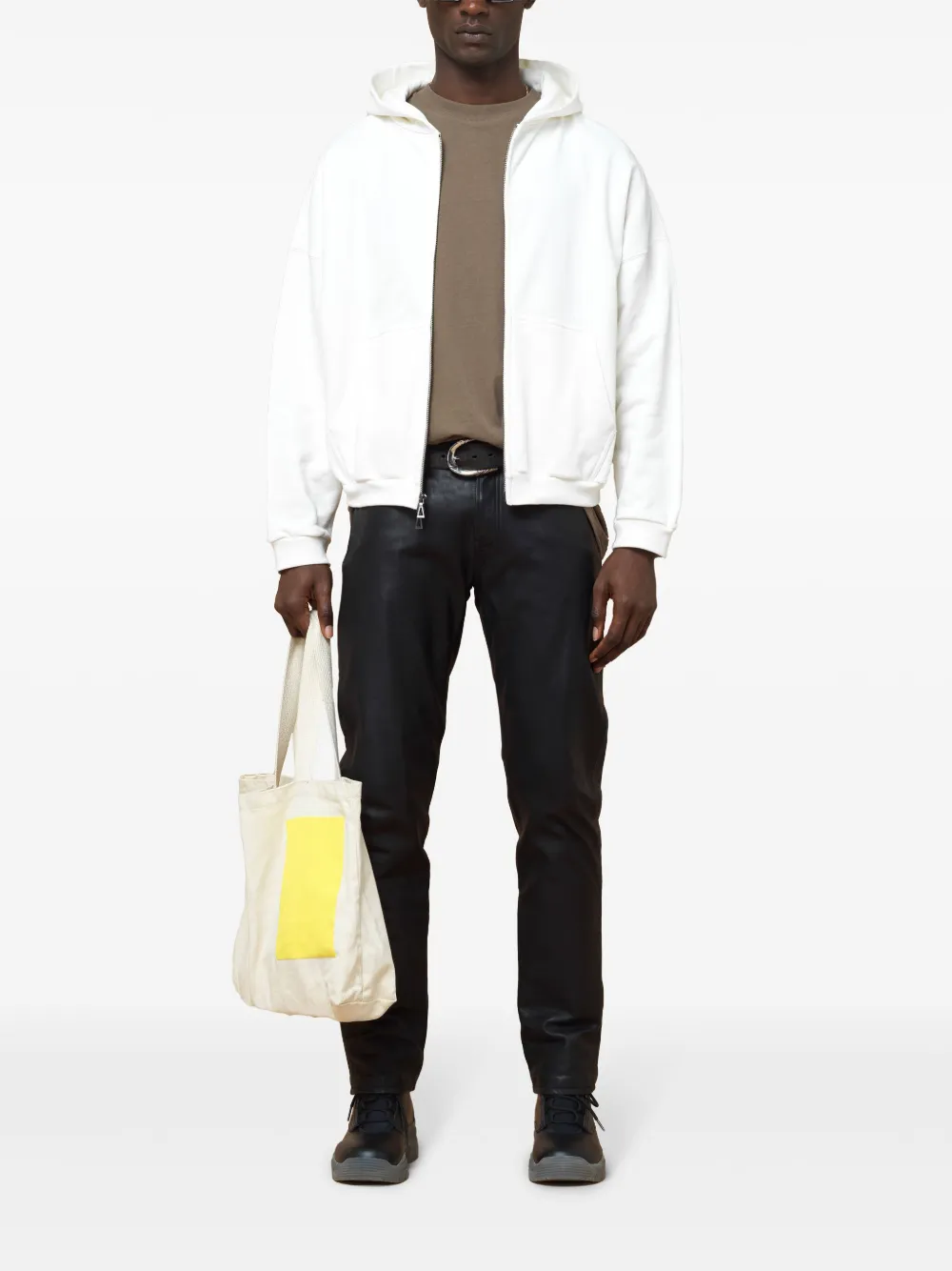 John Elliott Frances hoodie - Wit
