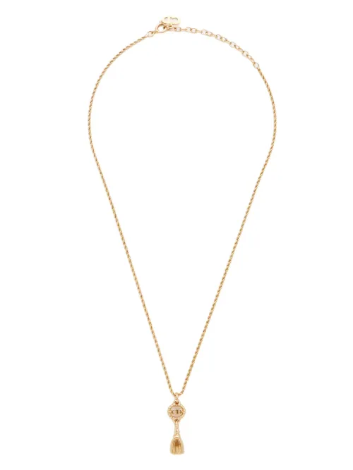 Collier à pendentif logo - Christian Dior Pre-Owned - Modalova