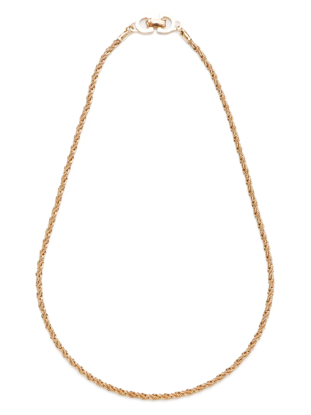 Christian Dior Pre-Owned rope-chain Necklace | Gold | FARFETCH