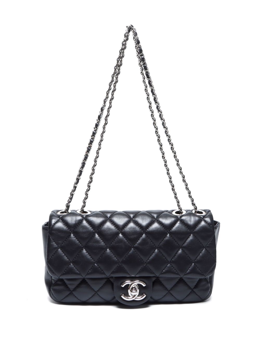 Affordable HOT SALE CHANEL 2009-2010 diamond-quilting shoulder bag Women