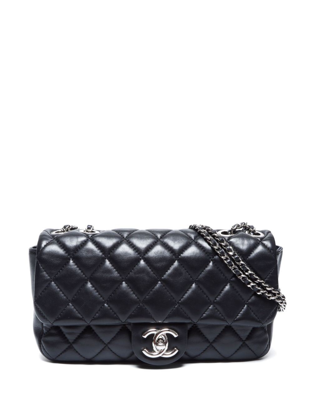 CHANEL Pre-Owned 2009-2010 diamond-quilting shoulder bag WOMEN