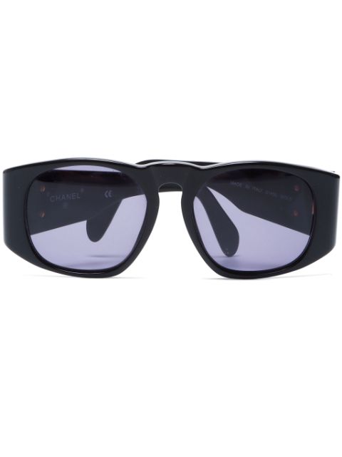 HOT SALE CHANEL 2000s D-frame sunglasses Women