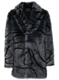 Unreal Fur Delta coat - Blue