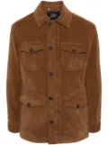 Man On The Boon. moleskin field jacket - Brown