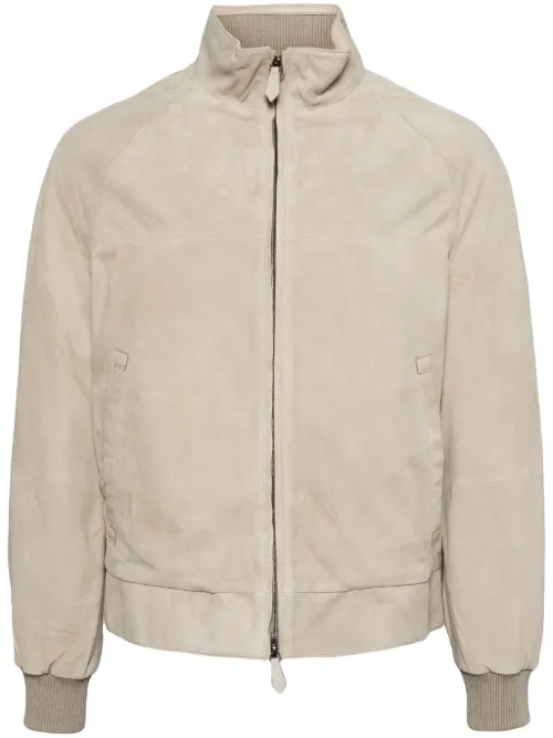 Veste zippée en daim - Man On The Boon. - Modalova
