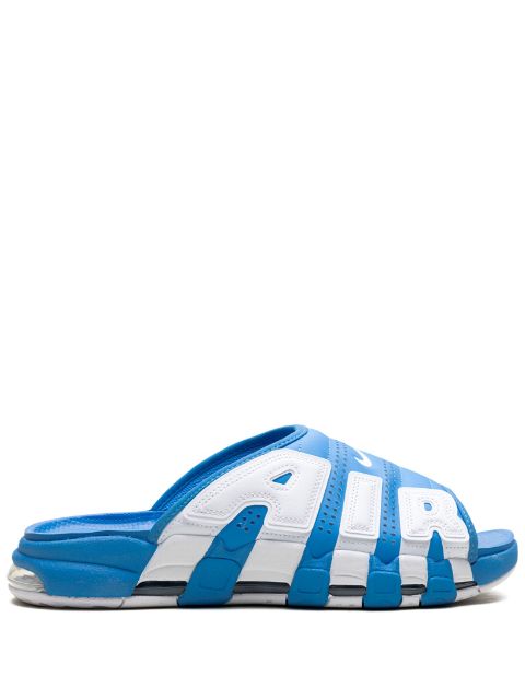 Nike Air More Uptempo "University Blue White" slides MEN