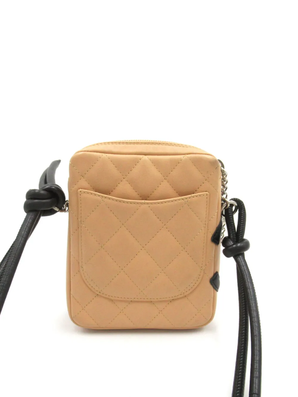 CHANEL Pre-Owned 2004-2005 Cambon line shoulder bag - Beige