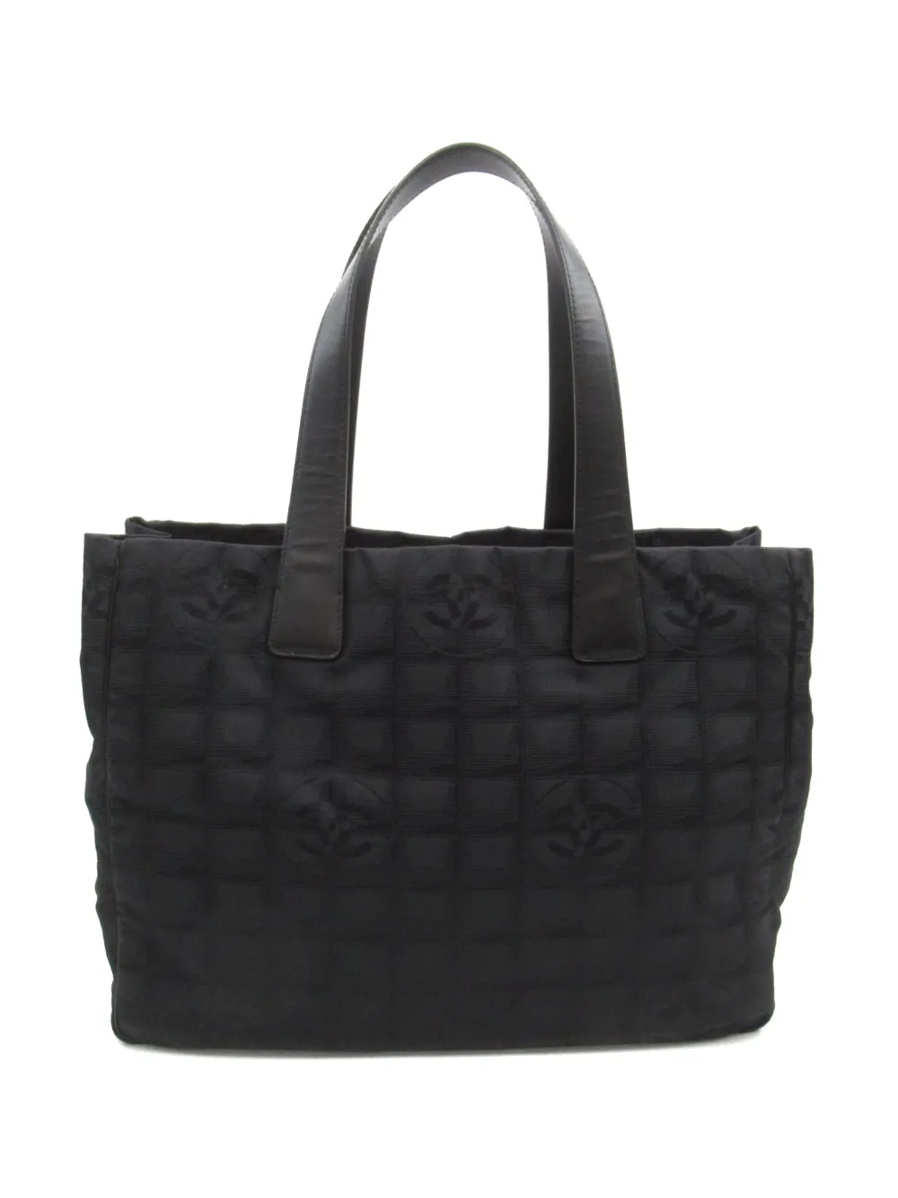 CHANEL Pre-Owned 2004-2005 Travel Line MM Handbag - Zwart