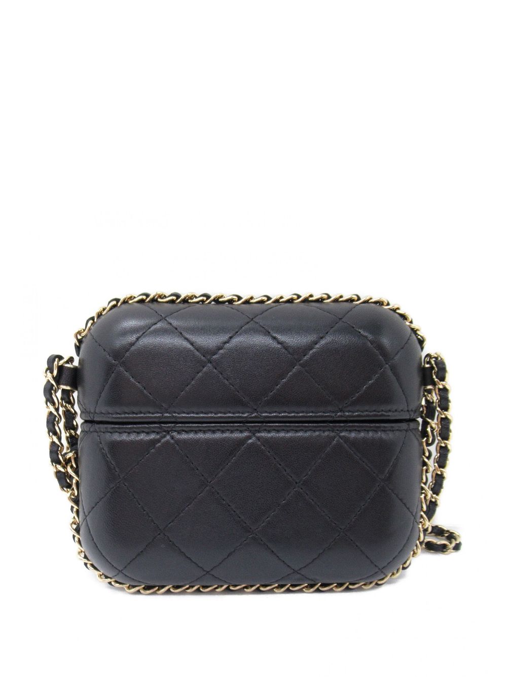 CHANEL Pre-Owned 2021-2022 Chain Pochette shoulder bag - Zwart