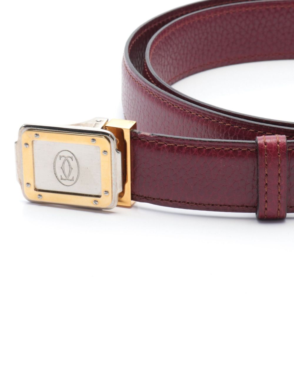 Cartier 2000s Santos Must belt - Rood