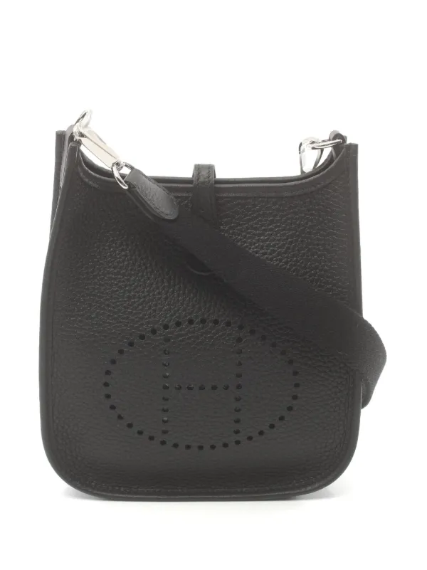 Hermes black shoulder bag sale