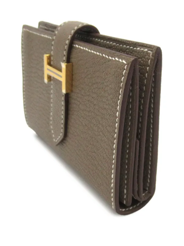 Hermes Pre Owned 2023 Mini Bearn Wallet Neutrals FARFETCH PH